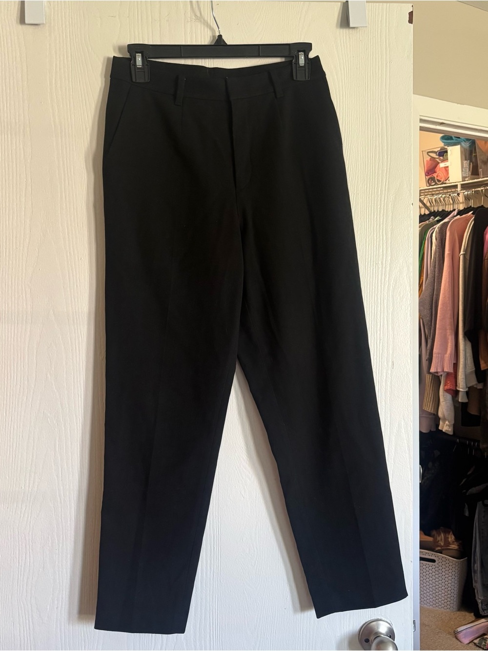 Uniqlo black trouser pants size Small